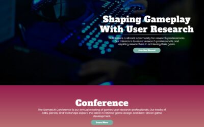 Games User Research Launches New Website to Empower Research Professionals